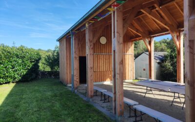 Inauguration de la halle communale en bois local certifié BTMC, à Saint-Merd-les-Oussines (19) – le vendredi 1er septembre 2023