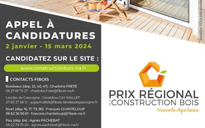Candidatures au Prix Régional de la Construction Bois 2024 – Postulez dès maintenant !