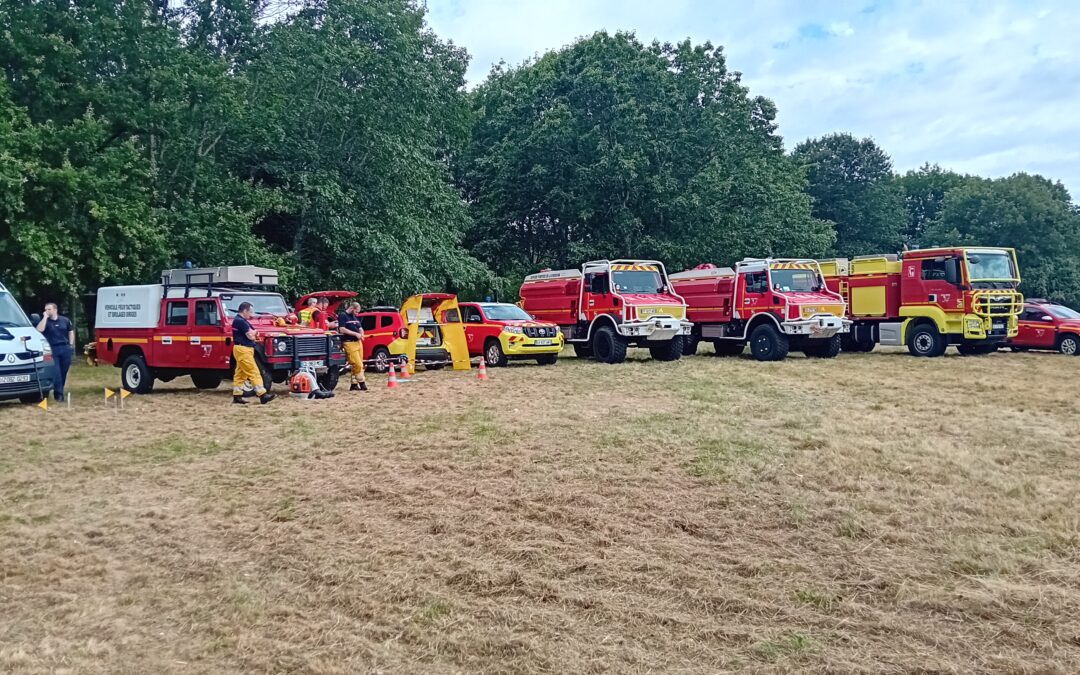 Présentation du dispositif de lutte contre les feux de forêt – Dordogne