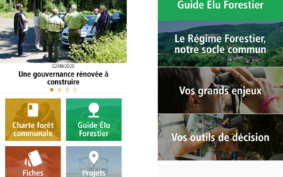 Le guide de l’élu forestier, l’appli dédiée à la gestion forestière