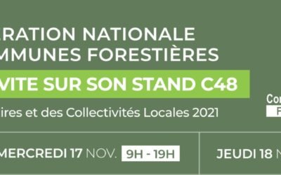Venez nous rencontrer au Salon des Maires et des Collectivités locales, à Paris du 16 au 18 novembre 2021