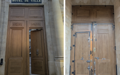📢 Rencontre Territoriale Pacte bois-biosourcés en Nouvelle-Aquitaine « Rénovation de la porte de l’Hôtel de Ville de Bordeaux »